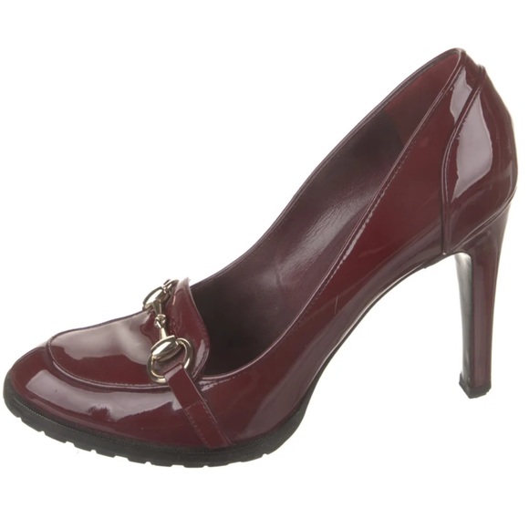Gucci “Horsebit Accent Patent Leather Pumps” - Picture 1 of 12